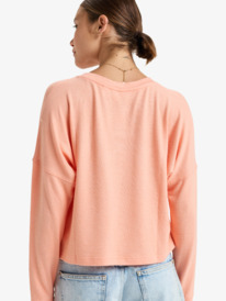 4 Sunday Cozy - Top de mangas compridas para Mulher Pink ERJKT04259 Roxy