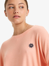 2 Sunday Cozy - Haut à manches longues pour Femme Rose ERJKT04259 Roxy