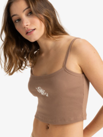 1 Summer Soul - Cami Top for Women Brown ERJKT04270 Roxy