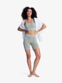 3 Chillout Seamless Washed - Brassi&egrave;re de sport pour Femme Vert ERJKT04273 Roxy