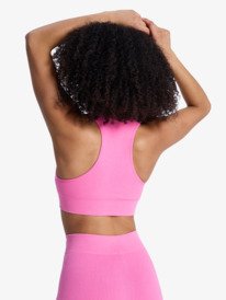 4 Chillout Seamless Washed - Soutien de desporto para Mulher Pink ERJKT04273 Roxy