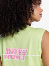 5 Essential Energy - Crop Top voor Dames Green ERJKT04274 Roxy