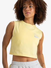 0 Essential Energy - Crop Top for Women Yellow ERJKT04274 Roxy