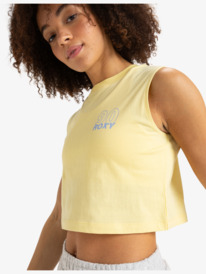 1 Essential Energy - Top corto da Donna Yellow ERJKT04274 Roxy