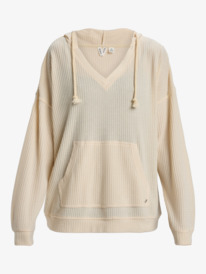 5 Ocean Drive - Sweat à capuche pour Femme Beige ERJKT04280 Roxy