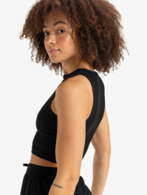 1 Rise & Vibe - Sport Tanktop voor Dames Black ERJKT04303 Roxy