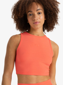 1 Rise & Vibe - Sport-Tanktop für Frauen Orange ERJKT04303 Roxy