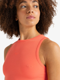 3 Rise & Vibe - Sport Tanktop voor Dames Orange ERJKT04303 Roxy