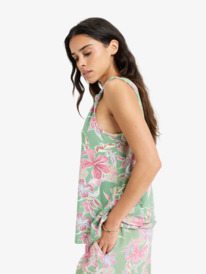 1 Hibiscus Island - Débardeur pour Femme Vert ERJKT04310 Roxy