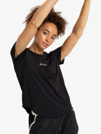 0 Bold Moves 2.0 - T-shirt met Korte mouw voor Dames Black ERJKT04320 Roxy