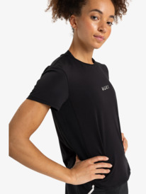 1 Bold Moves 2.0 - T-shirt met Korte mouw voor Dames Black ERJKT04320 Roxy