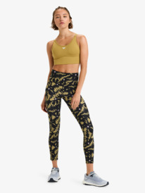 5 Heart Into It Attitude - Soutien-gorge de sport pour Femme Beige ERJKT04326 Roxy