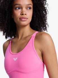 2 Heart Into It Attitude - Sport-BH f&uuml;r Frauen Rosa ERJKT04326 Roxy