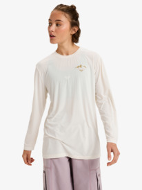 1 Boundless Spirit 2 - Camiseta técnica de manga larga para mujer Blanco ERJKT04329 Roxy