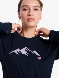 2 Boundless Spirit 2 - Camiseta técnica de manga larga para mujer Negro ERJKT04329 Roxy