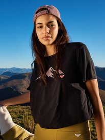 1 Boundless Spirit 2 - Camiseta técnica para mujer Negro ERJKT04330 Roxy
