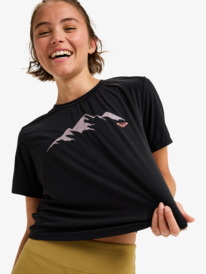 4 Boundless Spirit 2 - T-shirt technique pour Femme Noir ERJKT04330 Roxy