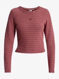 6 Spellbound Stripes - Top a coste extra testurizzato da Donna Pink ERJKT04332 Roxy