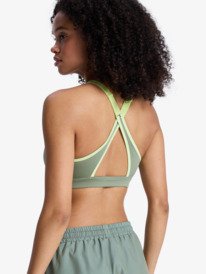 3 Everyday Flow - Sport-BH f&uuml;r Frauen Gr&uuml;n ERJKT04337 Roxy