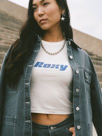 0 Chloe Kim Baby - Baby-Tee für Frauen Weiss ERJKT04342 Roxy