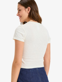 3 Chloe Kim Baby - Baby tee en tricot pour Femme Blanc ERJKT04342 Roxy