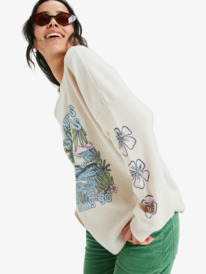 1 East side Midweight - Long Sleeve Top for Women Beige ERJKT04357 Roxy