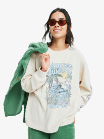 2 East side Midweight - Long Sleeve Top for Women Beige ERJKT04357 Roxy