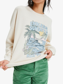 4 East side Midweight - Long Sleeve Top for Women Beige ERJKT04357 Roxy