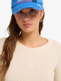 4 Time Off Pointelle - Parte de cima de manga comprida para Mulher  ERJKT04358 Roxy