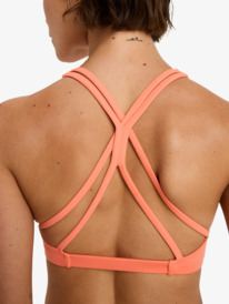 5 Heart Into It - Sports Bra for Women Orange ERJKT04359 Roxy