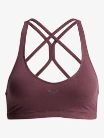 2 Heart Into It - Brassière de sport pour Femme Rouge ERJKT04359 Roxy