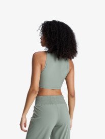 4 Rise & Vibe - D&eacute;bardeur de sport court pour Femme Vert ERJKT04366 Roxy