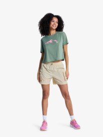 4 Boundless Spirit 3 - Technical Short Sleeve T-Shirt for Women Green ERJKT04378 Roxy