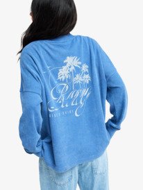 5 Eastside Midweight - T-shirt manches longues pour Femme Bleu ERJKT04381 Roxy