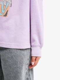 3 Eastside Midweight - T-shirt manches longues pour Femme Violet ERJKT04381 Roxy