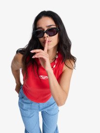 6 Iconic Days - Top f&uuml;r Frauen Rot ERJKT04384 Roxy