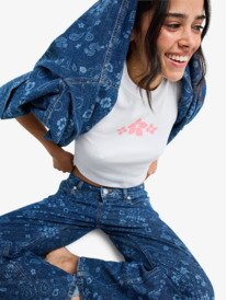 8 Iconic Days - Top f&uuml;r Frauen Weiss ERJKT04384 Roxy