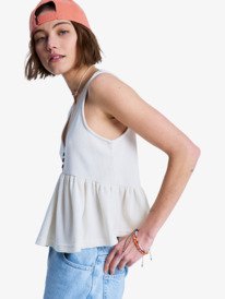 1 New Serenity - Tank top with ruffles for Women White ERJKT04387 Roxy