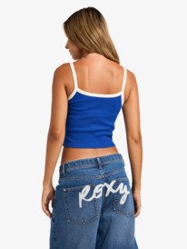 4 Whatever Forever - K&uuml;rzeres Top f&uuml;r Frauen Violett ERJKT04394 Roxy