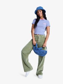 2 Bright Lights - T-Shirt ajusté pour Femme Blanc ERJKT04395 Roxy