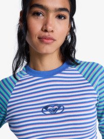 2 Highlite Season - Haut ajusté à manches longues pour Femme Blanc ERJKT04396 Roxy