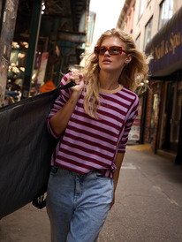 0 Daylight Dancer - Lang&auml;rmliges Oberteil aus Frottee f&uuml;r Frauen Violett ERJKT04403 Roxy