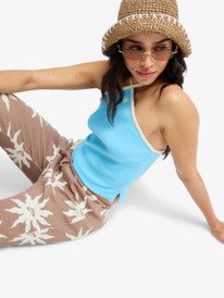 5 Meet Me At Corner - Haut &agrave; bretelles pour Femme Bleu ERJKT04453 Roxy