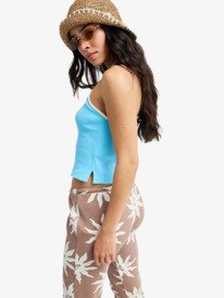 1 Meet Me At Corner - Haut &agrave; bretelles pour Femme Bleu ERJKT04453 Roxy