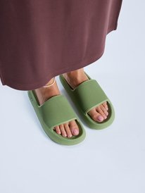 1 The Bumpy - Sand&aacute;lias para Mulher Verde ERJL100069 Roxy