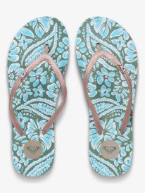 3 Mauricia - Flip-flops for Women Green ERJL100080 Roxy