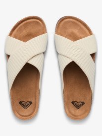 5 Mannae Crossed - Sandalias para mujer Marron ERJL100085 Roxy