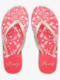 3 New Viva Printed - Flip-flops for Women Red ERJL100087 Roxy