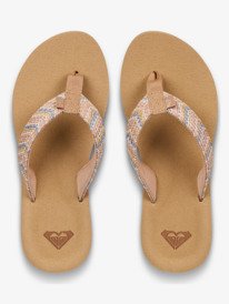 3 Porto Raffia - Sandalen für Frauen Blau ERJL100099 Roxy