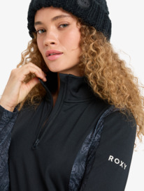 4 Daybreak Brushed - Funktionelles Mid-Layer für Frauen Schwarz ERJLW03054 Roxy
